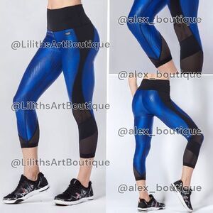 🖤Zumba Strong Repping Crop Leggings (E056)-Size S for Women
